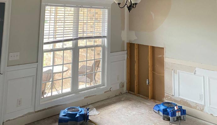 Structural restoration in progress