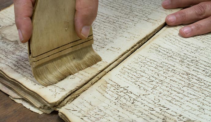 Professional document restoration