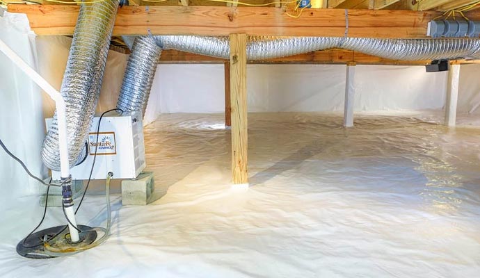 Crawl space encapsulation service