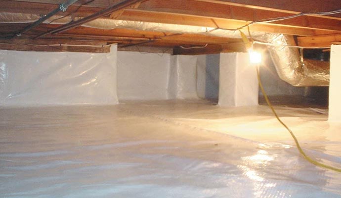 Encapsulated crawl space