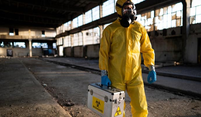 Biohazard cleanup service