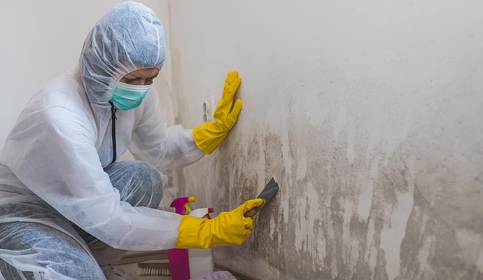 Professional mold remediation service