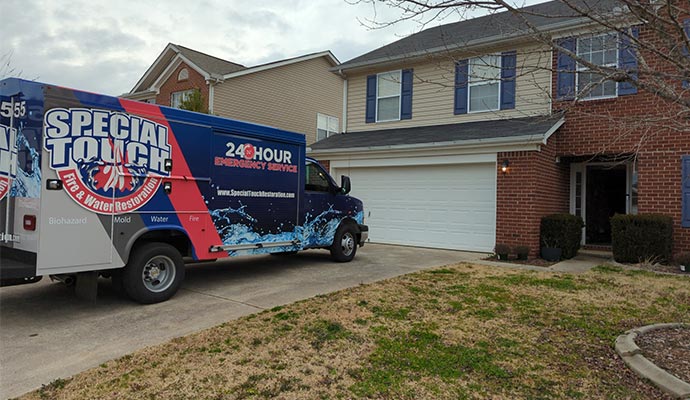 Special touch restoration service van