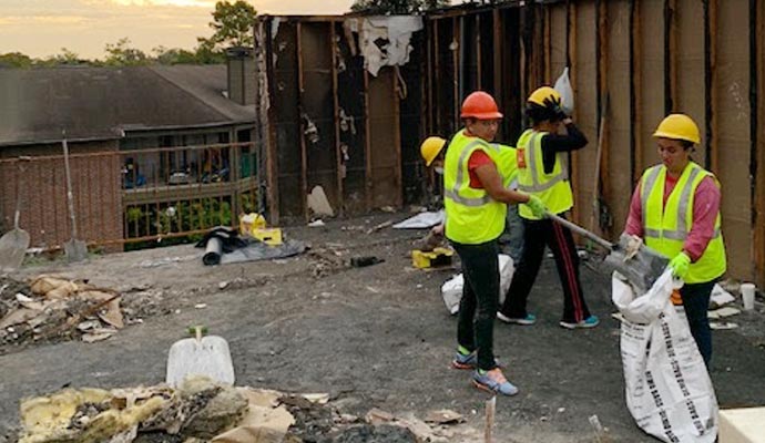Debris cleanup service Debris cleanup service