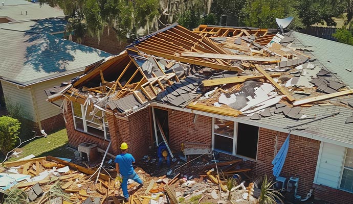 Tornado damaged property restoration service Tornado damaged property restoration service