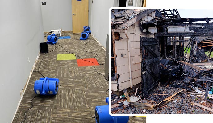 Water and fire damage restoration service